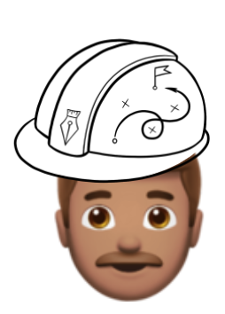Man wearing an Architect Hat